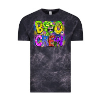 Cloud Black boo crew Vintage Tee - CowhideDigitalArt