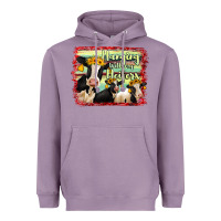 Hanging With My Heifers Holstein Cows Heavyweight Hoodie | Teevron