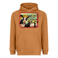 Meerkat Hanging With My Heifers Holstein Cows Heavyweight Hoodie - RanaPortraitStore