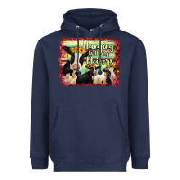 Navy Hanging With My Heifers Holstein Cows Heavyweight Hoodie - RanaPortraitStore