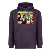 Plum Hanging With My Heifers Holstein Cows Heavyweight Hoodie - RanaPortraitStore