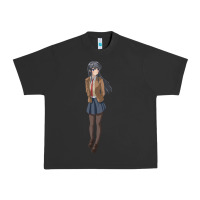 Pigment Black mai sakurajima Urban Heavy Tee - DesigneFamous