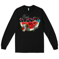 Black sweet summer time Long Sleeve Tee - SublimationCraftShop