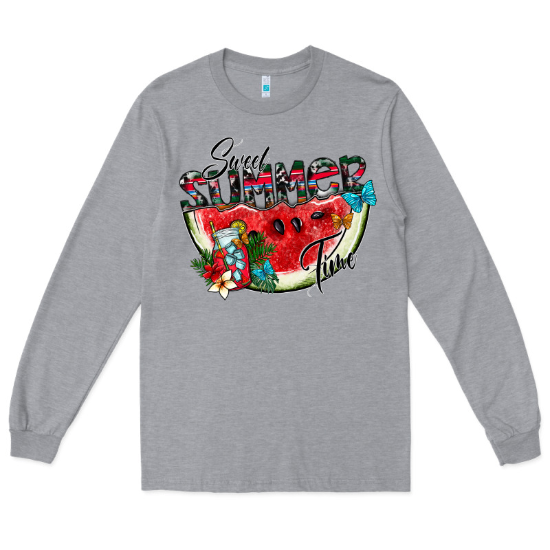 Sweet Summer Time Long Sleeve Tee by SublimationCraftShop | Teevron