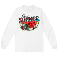 White sweet summer time Long Sleeve Tee - SublimationCraftShop