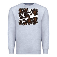 Heather Grey cowhide Premium Sweatshirt - RanaPortraitStore