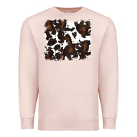 Pale Pink cowhide Premium Sweatshirt - RanaPortraitStore