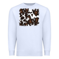 White cowhide Premium Sweatshirt - RanaPortraitStore