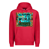 Cardinal the future of the world is in my classroom mousepad Premium Hoodie - BarkalooDesign
