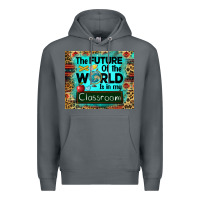Rock the future of the world is in my classroom mousepad Premium Hoodie - BarkalooDesign