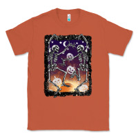 Copper halloween dancing skeletons stars Classic Tee - BarkalooDesign