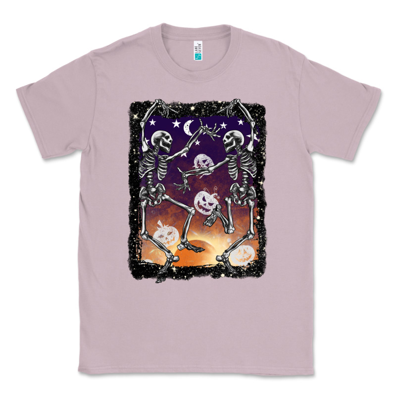Halloween Dancing Skeletons Stars Classic Tee by BarkalooDesign | Teevron