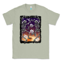 Matcha halloween dancing skeletons stars Classic Tee - BarkalooDesign