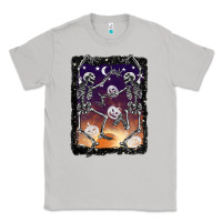 Moon Dust halloween dancing skeletons stars Classic Tee - BarkalooDesign