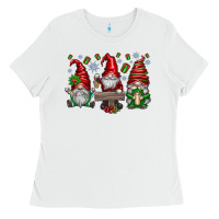 White christmas gnomes celebration Ladies Tee - CowhideDigitalArt