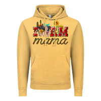 Vintage Mustard farm mama with pigs Vintage Hoodie - Artiststas