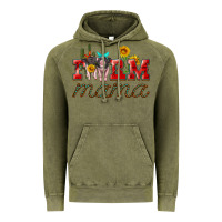 Vintage Olive farm mama with pigs Vintage Hoodie - Artiststas