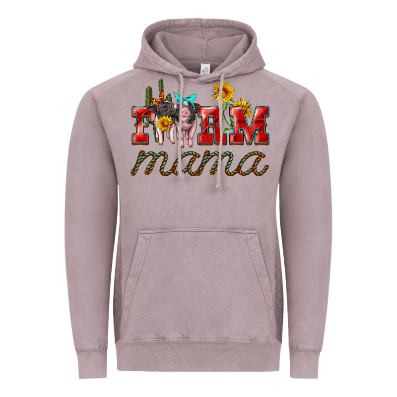Farm Mama With Pigs Vintage Hoodie by Artiststas | Teevron