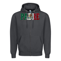 Smoke Mexican Flag Padre Zipper Hoodie - Jasminsmagicworld