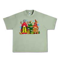 Oil Green gnome Christmas Urban Heavy Tee - CowhideDigitalArt