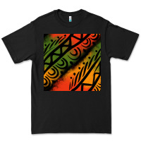Black african tribal seamless pattern Premium Tee - BundleAndBundleShop