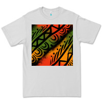 Dove Grey african tribal seamless pattern Premium Tee - BundleAndBundleShop