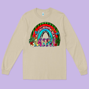 Mini Long Sleeve Tee Designed By Sublimationcraftshop