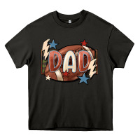 Asphalt football dad Heavy Core Tee - FaDigitalArtStudio