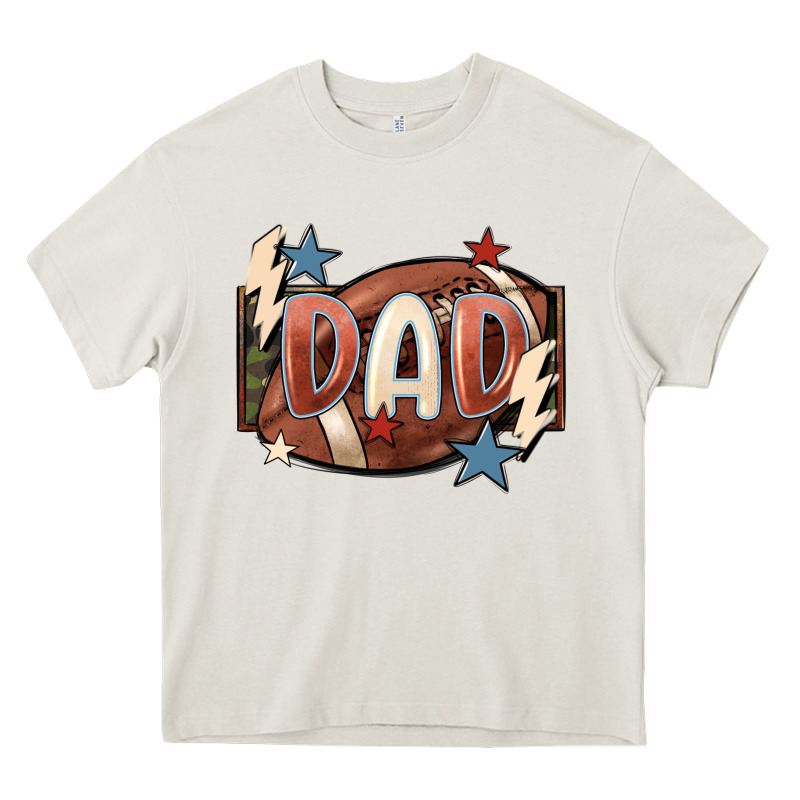 Football Dad Heavy Core Tee by FaDigitalArtStudio | Teevron