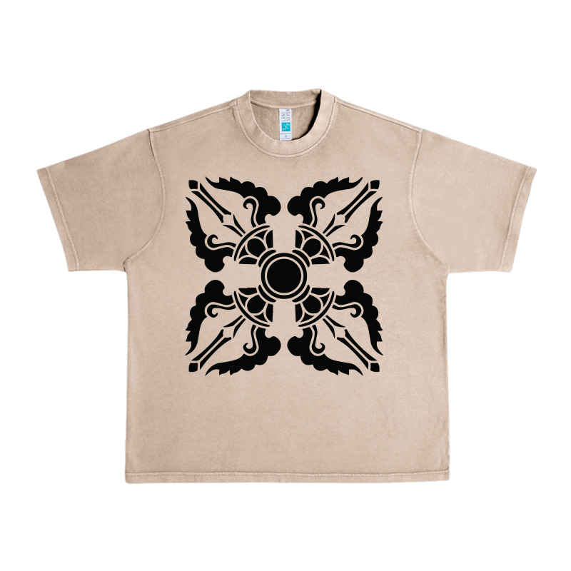 Trippy Psychedelic Rave Sacred Geometry Urban Heavy Tee by DesigneFamous | Teevron