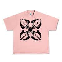 Salmon trippy psychedelic rave sacred geometry Urban Heavy Tee - DesigneFamous