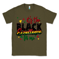 Army Green It's the black excellence for me Classic Tee - FaDigitalArtStudio