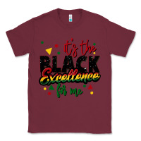 Burgundy It's the black excellence for me Classic Tee - FaDigitalArtStudio