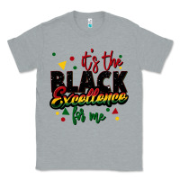 Heather Grey It's the black excellence for me Classic Tee - FaDigitalArtStudio