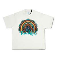 Pistachio western thanksgiving rainbow with turkey Urban Heavy Tee - RanaPortraitStore