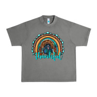 Tornado western thanksgiving rainbow with turkey Urban Heavy Tee - RanaPortraitStore