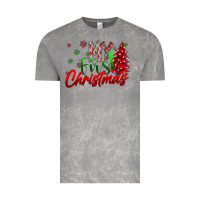 Cloud Rock my first Christmas Vintage Tee - CowhideDigitalArt