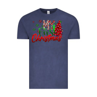 Vintage Denim my first Christmas Vintage Tee - CowhideDigitalArt
