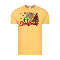 Vintage Mustard my first Christmas Vintage Tee - CowhideDigitalArt