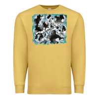 Antique Gold cowhide glitter leather background Premium Sweatshirt - RanaPortraitStore