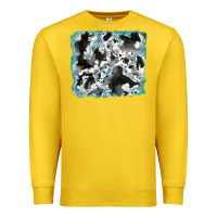 Lemon cowhide glitter leather background Premium Sweatshirt - RanaPortraitStore
