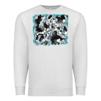 Oatmeal Heather cowhide glitter leather background Premium Sweatshirt - RanaPortraitStore