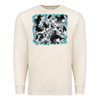 Sandshell cowhide glitter leather background Premium Sweatshirt - RanaPortraitStore