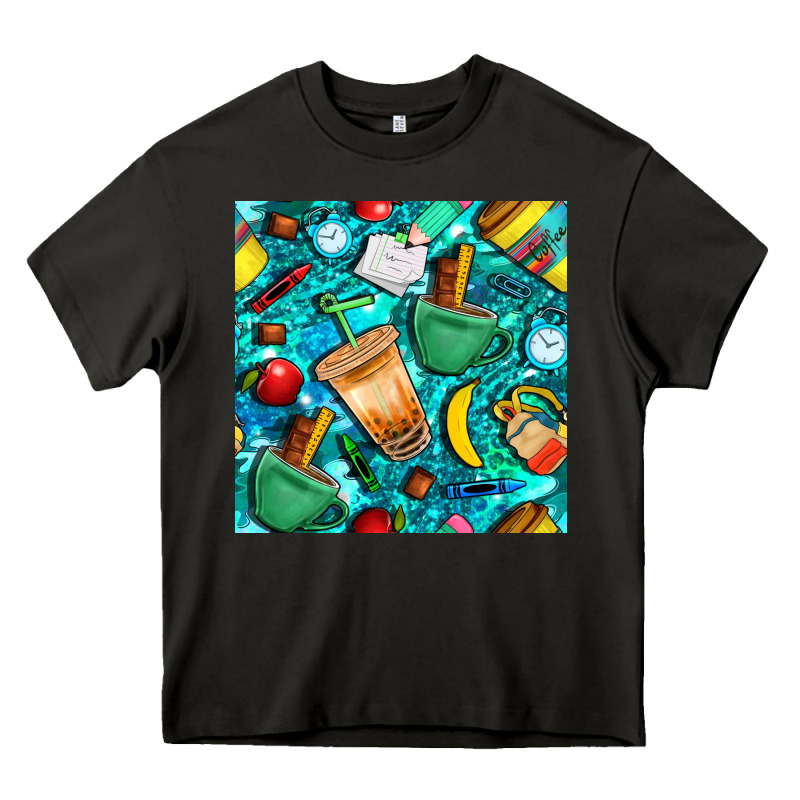 School Boy Coffe Cup With Camouflage Seamless Pattern Bbs Heavy Core Tee by BundleAndBundleShop | Teevron