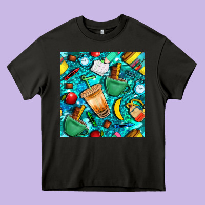 School Boy Coffe Cup With Camouflage Seamless Pattern Bbs Heavy Core Tee Designed By Bundleandbundleshop