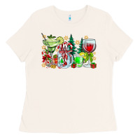 Bone Christmas tequila Ladies Tee - CowhideDigitalArt