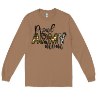 Toasted Coconut proud Army mom Long Sleeve Tee - CowhideDigitalArt