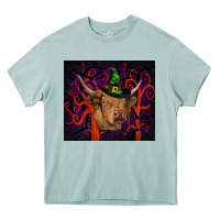 Arona halloween glitter highland cow tumbler Heavy Core Tee - RanaPortraitStore