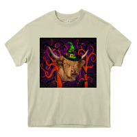 Mossy halloween glitter highland cow tumbler Heavy Core Tee - RanaPortraitStore