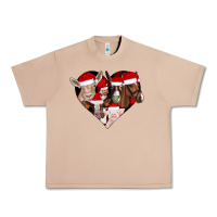 Burro farm animals christmas Urban Heavy Tee - CowhideDigitalArt